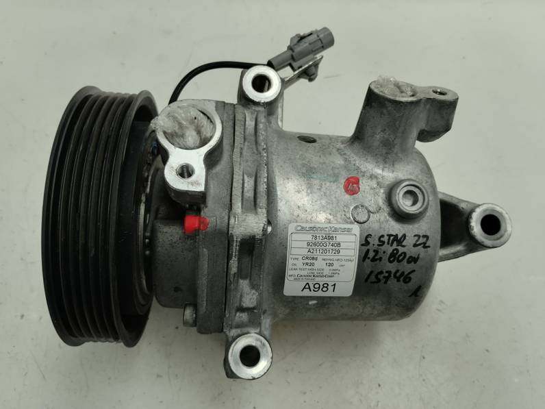 COMPRESOR AIRE ACONDICIONADO MITSUBISHI SPACE STAR 2022 1.2 (80 CV)