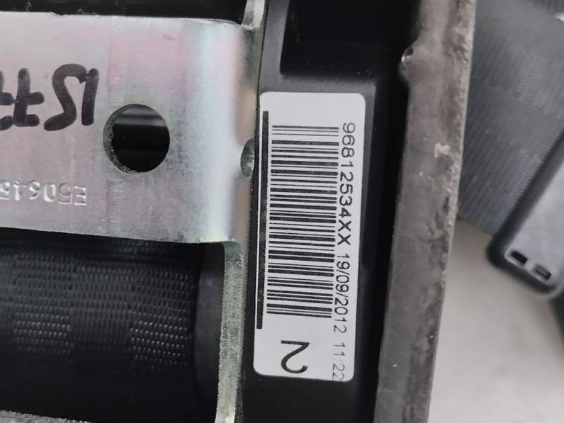 CINTURON SEGURIDAD TRASERO DERECHO PEUGEOT 308 2013 1.6 HDI FAP (112 CV)