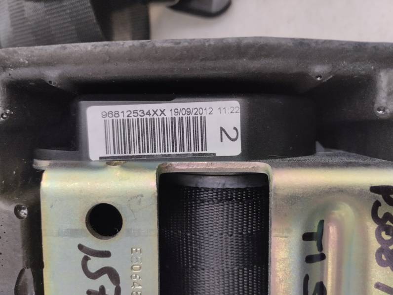 CINTURON SEGURIDAD TRASERO IZQUIERDO PEUGEOT 308 2013 1.6 HDI FAP (112 CV)