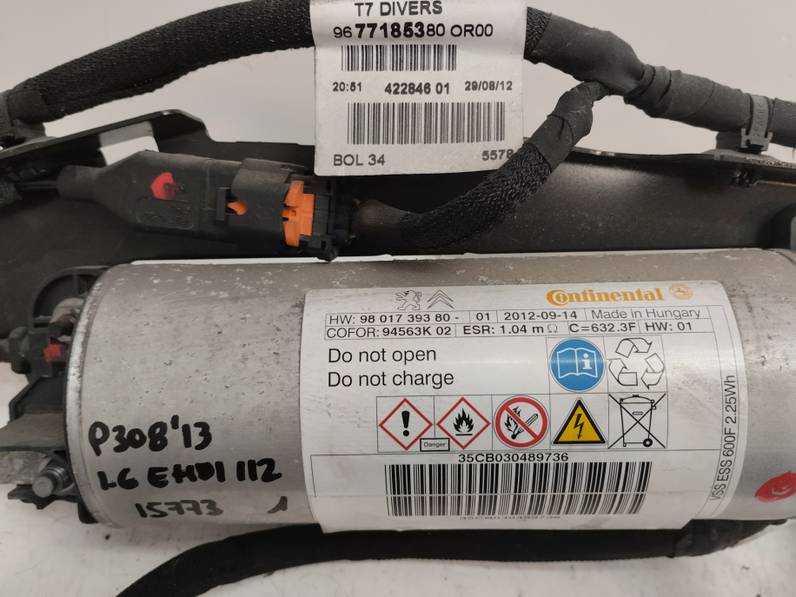 MODULO ELECTRONICO PEUGEOT 308 2013 1.6 HDI FAP (112 CV)