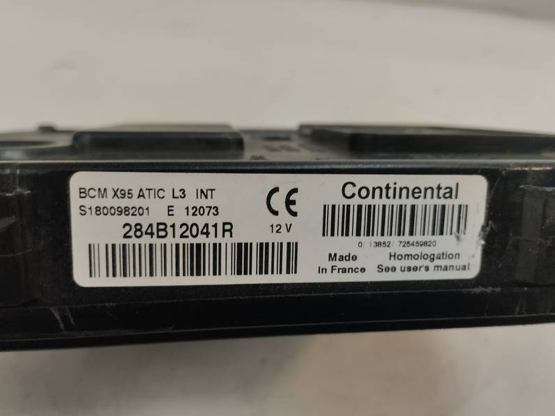 CAJA RELES FUSIBLES RENAULT SCENIC III 2012 1.5 DCI D FAP (110 CV)