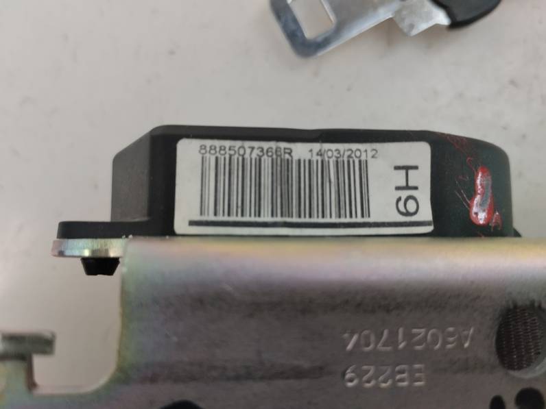 CINTURON SEGURIDAD TRASERO CENTRAL RENAULT SCENIC III 2012 1.5 DCI D FAP (110 CV)