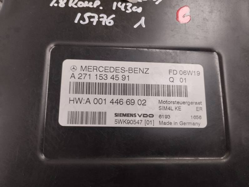 CENTRALITA MOTOR UCE MERCEDES CLASE C SPORTCOUPE 2006 1.8 (143 CV)