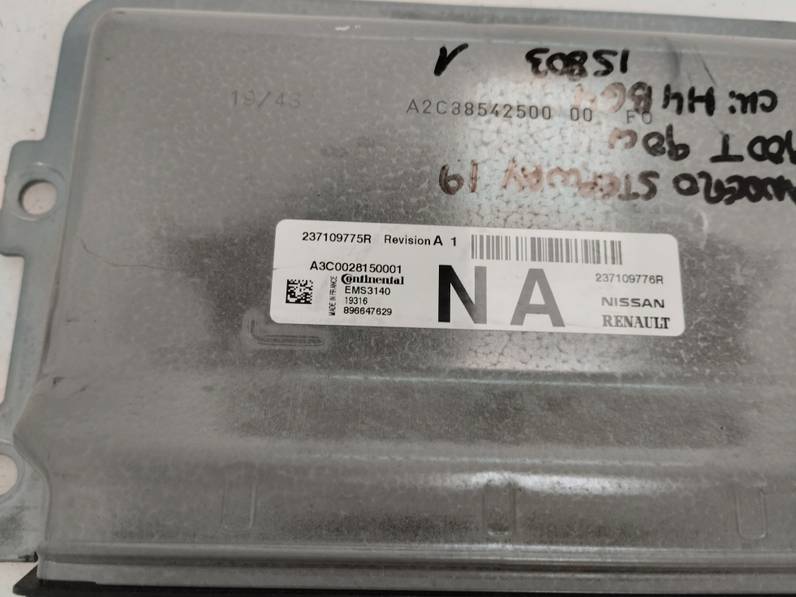 CENTRALITA MOTOR UCE DACIA SANDERO 2019 0.9 TCE (90 CV)