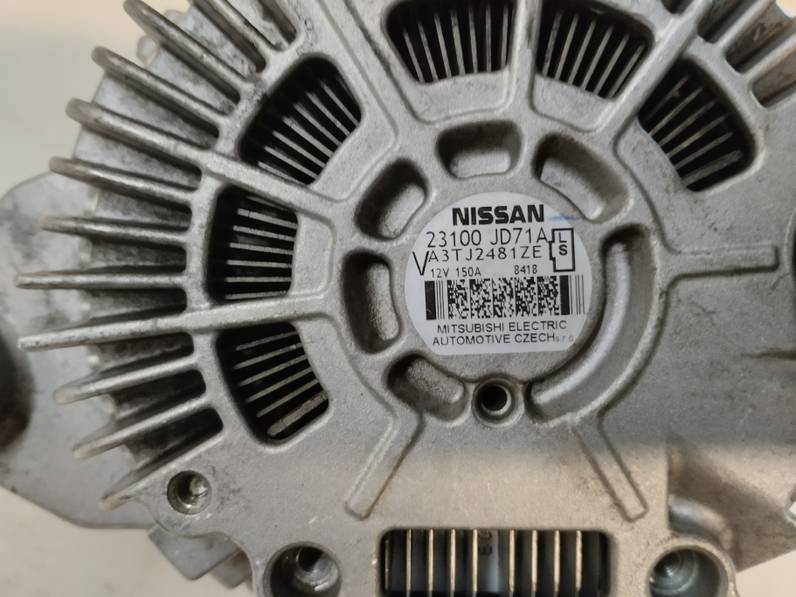 ALTERNADOR NISSAN QASHQAI 2008 2.0 DCI TURBODIESEL (150 CV)