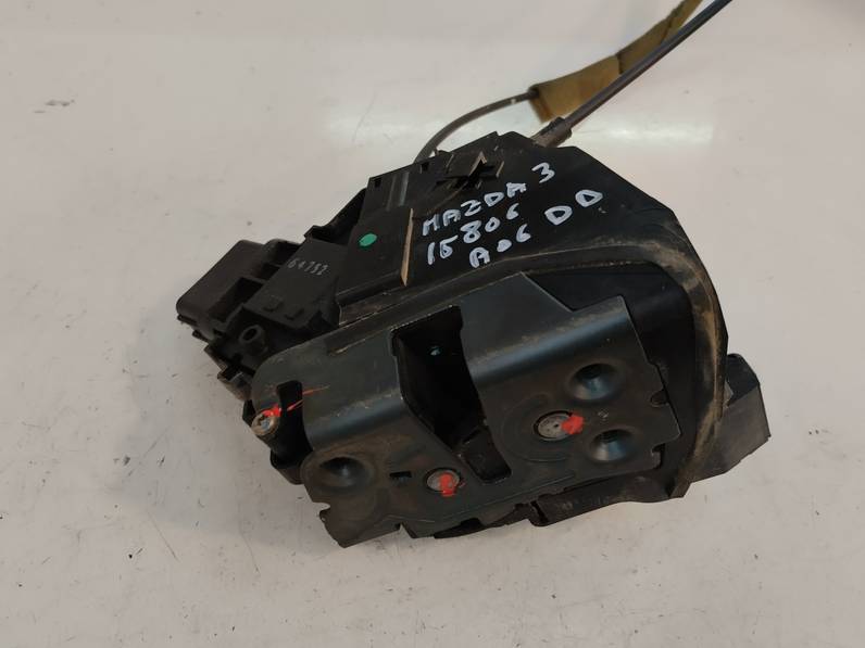 CERRADURA PUERTA DELANTERA DERECHA MAZDA 3 BERLINA 2006 1.6 CD D (109 CV)