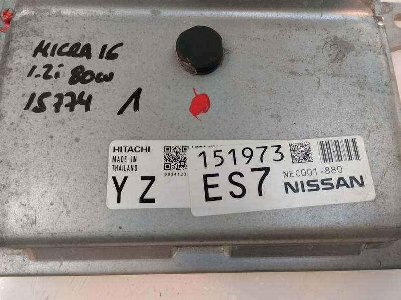 CENTRALITA MOTOR UCE NISSAN MICRA 2016 1.2 (80 CV)