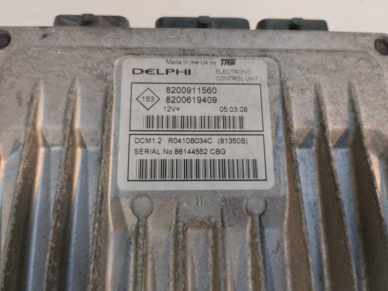 CENTRALITA MOTOR UCE RENAULT GRAND MODUS 2008 1.5 DCI D (86 CV)