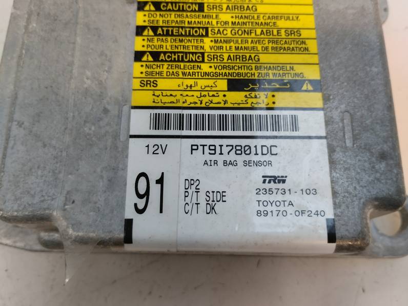 CENTRALITA AIRBAG TOYOTA COROLLA VERSO 2007 2.2 TURBODIESEL (136 CV)