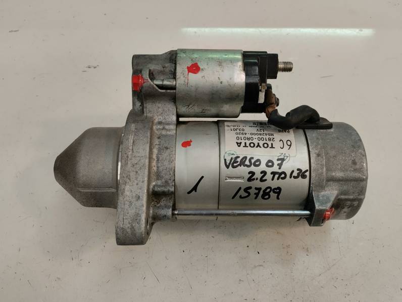 MOTOR ARRANQUE TOYOTA COROLLA VERSO 2007 2.2 TURBODIESEL (136 CV)