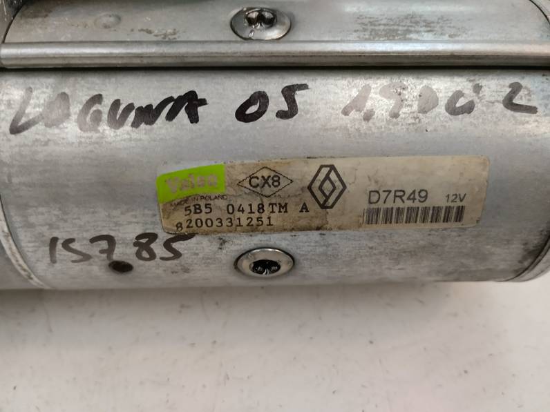 MOTOR ARRANQUE RENAULT LAGUNA II 2005 1.9 DCI D (120 CV)