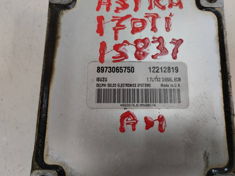 CENTRALITA MOTOR UCE OPEL ASTRA G BERLINA 2001 1.7 16V DTI (75 CV)