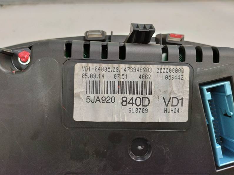 CUADRO INSTRUMENTOS SKODA RAPID 2014 1.2 8V TSI (86 CV)