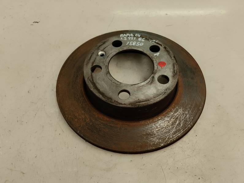 DISCO FRENO TRASERO SKODA RAPID 2014 1.2 8V TSI (86 CV)