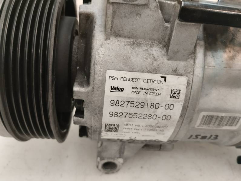 COMPRESOR AIRE ACONDICIONADO CITROEN C4 PICASSO 2018 1.2 12V E-THP / PURETECH (131 CV)