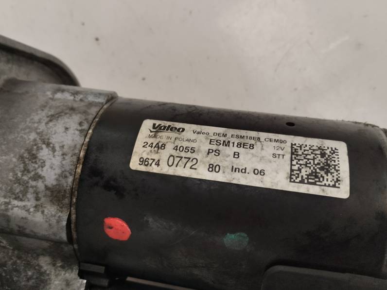 MOTOR ARRANQUE CITROEN C4 PICASSO 2018 1.2 12V E-THP / PURETECH (131 CV)