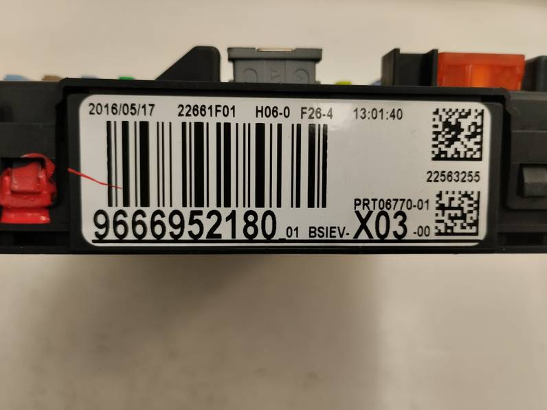 CAJA RELES FUSIBLES CITROEN C3 2016 1.2 12V VTI (82 CV)