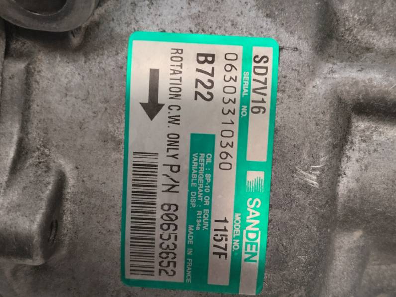 COMPRESOR AIRE ACONDICIONADO ALFA ROMEO 147 2004 1.9 JTD (116 CV)