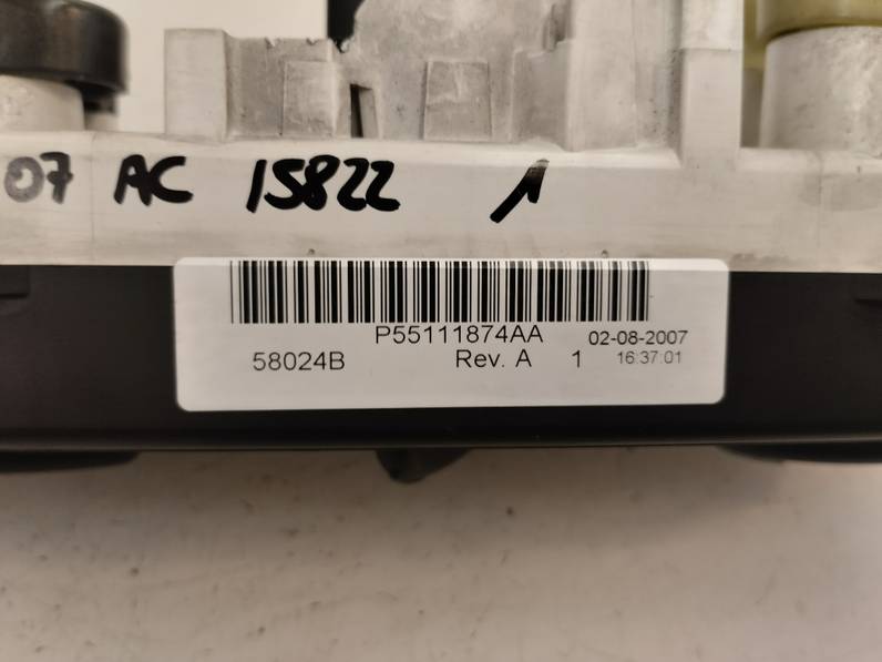 MANDO CALEFACCION AIRE ACONDICIONADO DODGE CALIBER 2007 2.0 16V CRD (140 CV)