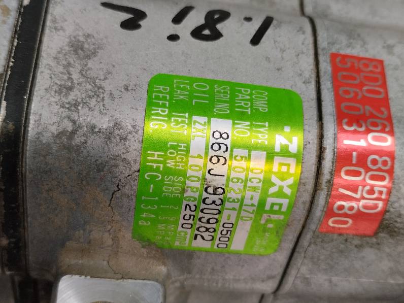 COMPRESOR AIRE ACONDICIONADO AUDI A4 BERLINA 1998 1.8 20V (125 CV)