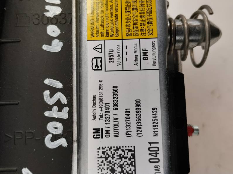 AIRBAG DELANTERO IZQUIERDO OPEL INSIGNIA SPORTS TOURER 2009 2.0 CDTI (131 CV)