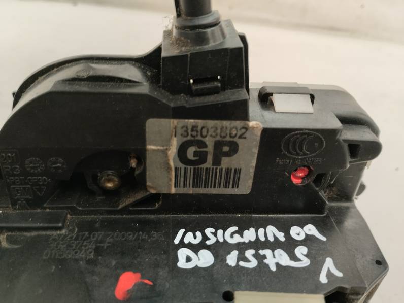 CERRADURA PUERTA DELANTERA DERECHA OPEL INSIGNIA SPORTS TOURER 2009 2.0 CDTI (131 CV)