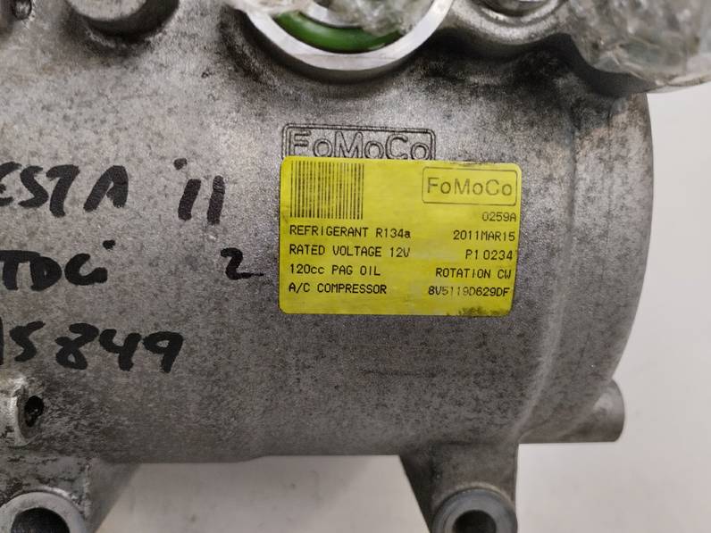 COMPRESOR AIRE ACONDICIONADO FORD FIESTA 2011 1.4 TDCI (69 CV)