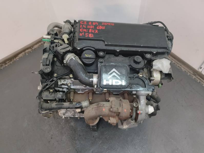 MOTOR COMPLETO CITROEN C3 2004 1.4 HDI (68 CV)