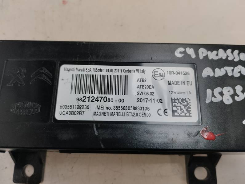 MODULO ELECTRONICO CITROEN C4 PICASSO 2017 1.2 12V E-THP / PURETECH (131 CV)