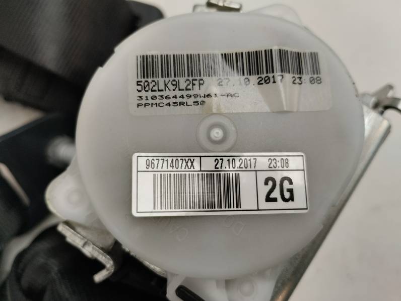 CINTURON SEGURIDAD TRASERO IZQUIERDO CITROEN C4 PICASSO 2017 1.2 12V E-THP / PURETECH (131 CV)