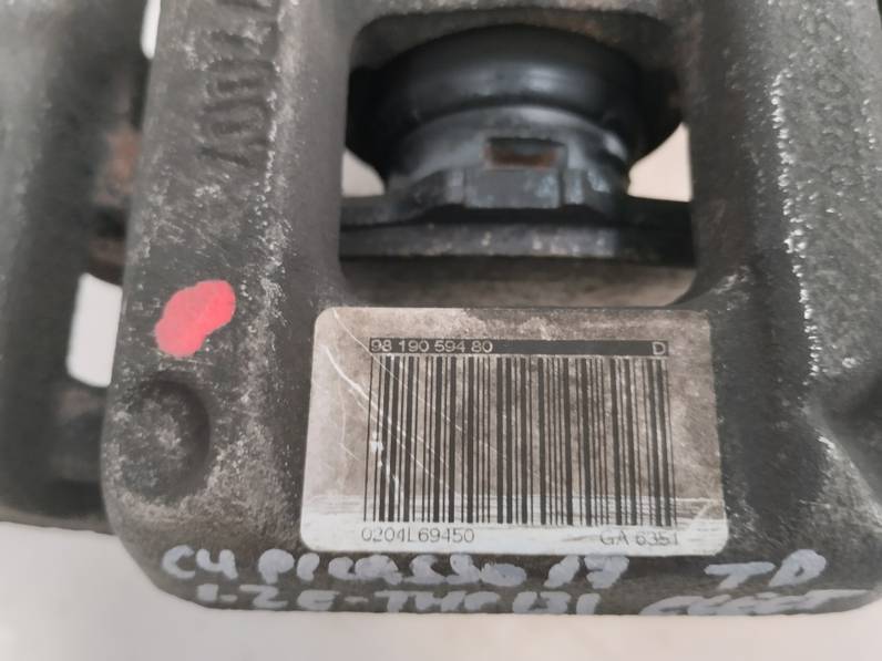 PINZA FRENO TRASERA DERECHA CITROEN C4 PICASSO 2017 1.2 12V E-THP / PURETECH (131 CV)