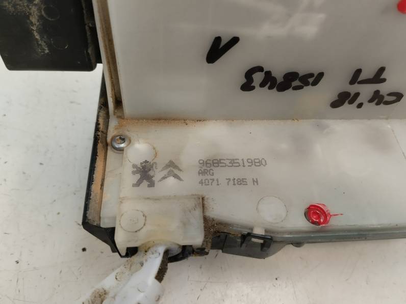 CERRADURA PUERTA TRASERA IZQUIERDA CITROEN C4 LIM 2018 1.2 12V E-THP (110 CV)