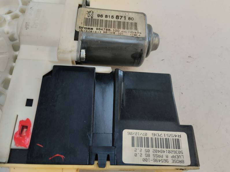 MOTOR ELEVALUNAS DELANTERO DERECHO PEUGEOT 307 BREAK SW 2007 1.6 16V HDI (90 CV)