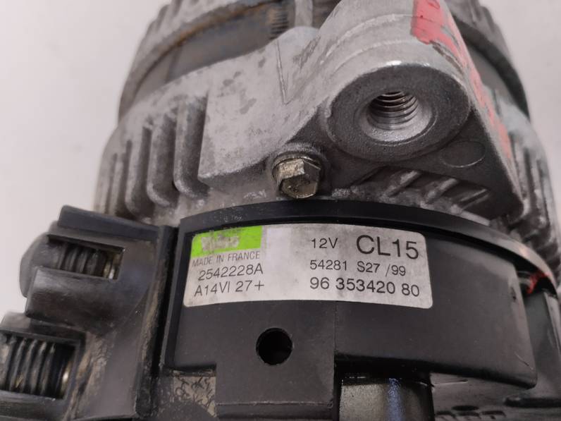 ALTERNADOR PEUGEOT 206 BERLINA 1999 2.0 HDI (90 CV)