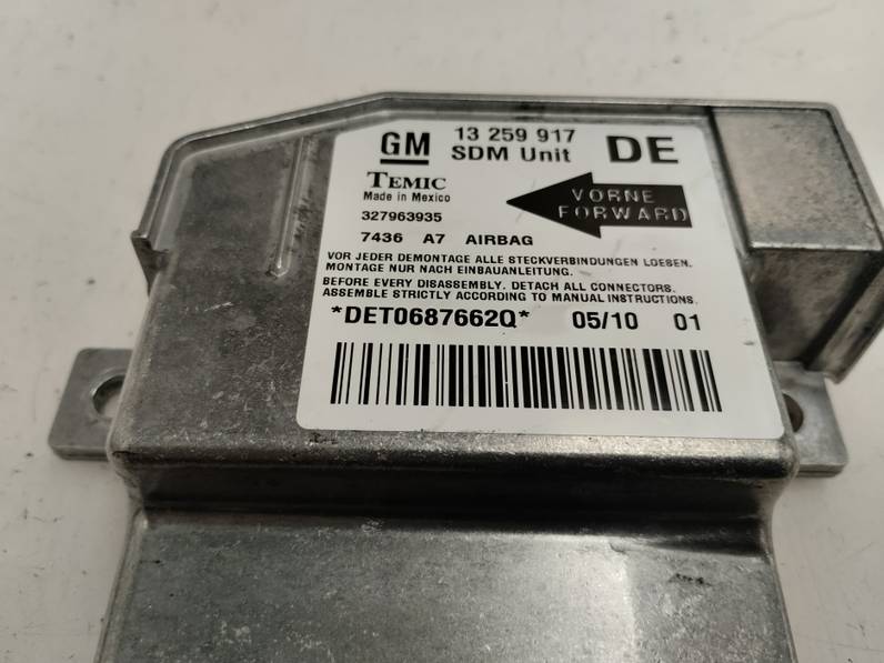 CENTRALITA AIRBAG OPEL MERIVA 2010 1.7 16V CDTI (101 CV)