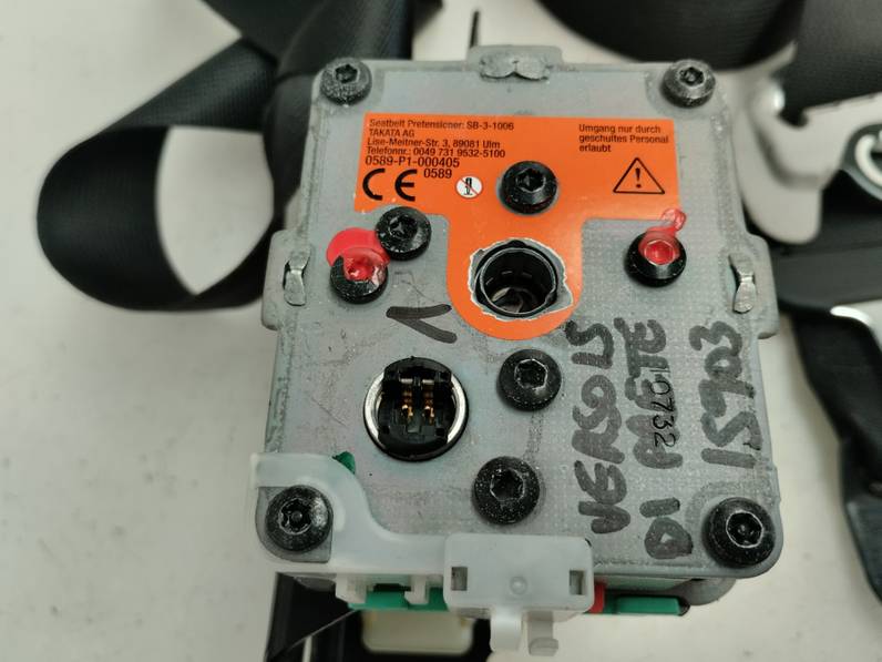 CINTURON SEGURIDAD DELANTERO IZQUIERDO TOYOTA VERSO 2015 1.6 16V (132 CV)