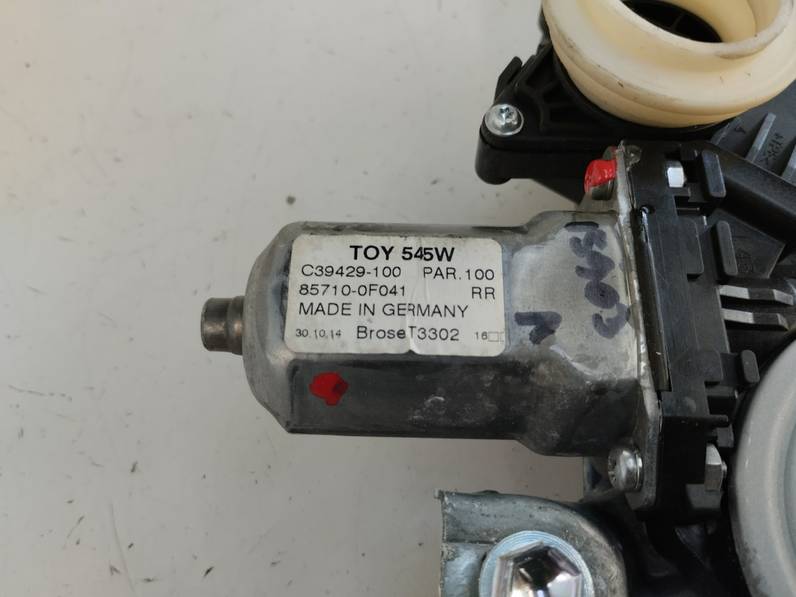 ELEVALUNAS TRASERO DERECHO TOYOTA VERSO 2015 1.6 16V (132 CV)