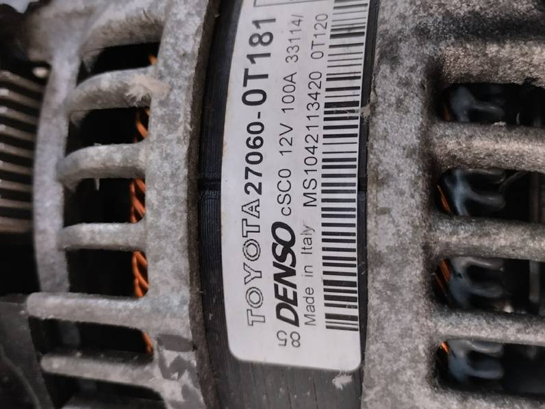 ALTERNADOR TOYOTA VERSO 2015 1.6 16V (132 CV)