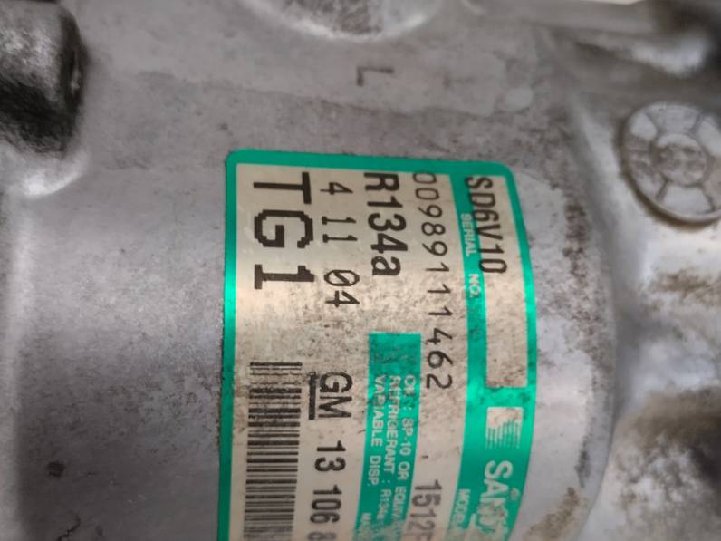 COMPRESOR AIRE ACONDICIONADO OPEL CORSA C 2002 1.7 16V DTI (75 CV)