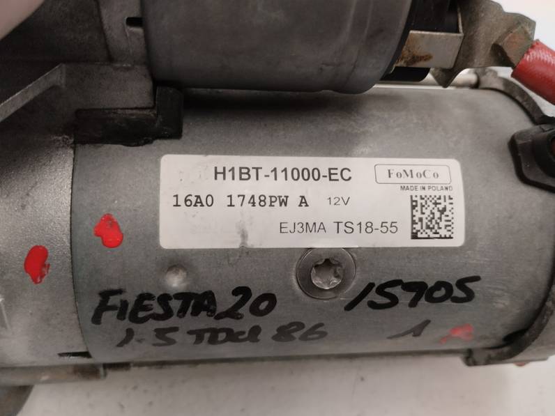 MOTOR ARRANQUE FORD FIESTA 2020 1.5 TDCI (86 CV)