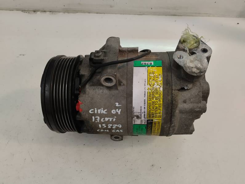 COMPRESOR AIRE ACONDICIONADO HONDA CIVIC BERLINA 5 2004 1.7 CDTI (101 CV)