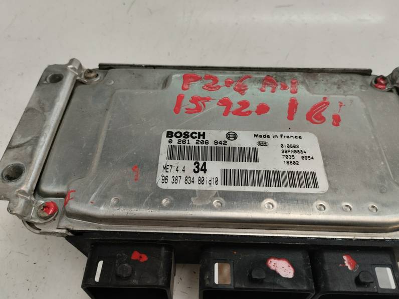 CENTRALITA MOTOR UCE PEUGEOT 206 BERLINA 2001 1.6 16V (109 CV)