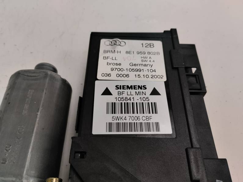 MOTOR ELEVALUNAS DELANTERO DERECHO AUDI A4 BERLINA 2003 1.9 TDI (131 CV)