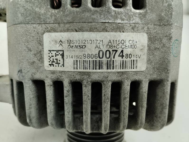 ALTERNADOR PEUGEOT 308 2017 1.2 12V E-THP (131 CV)