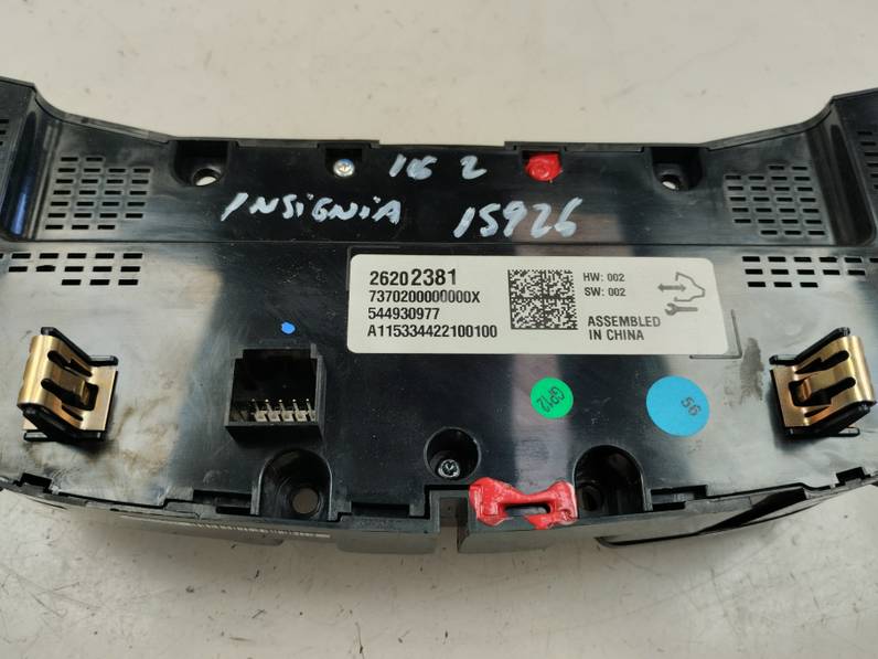 MANDO CLIMATIZADOR OPEL INSIGNIA BERLINA 2016 1.6 CDTI DPF (136 CV)