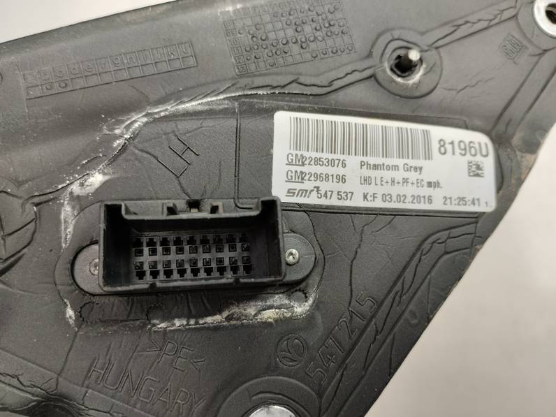 RETROVISOR IZQUIERDO OPEL INSIGNIA BERLINA 2016 1.6 CDTI DPF (136 CV)