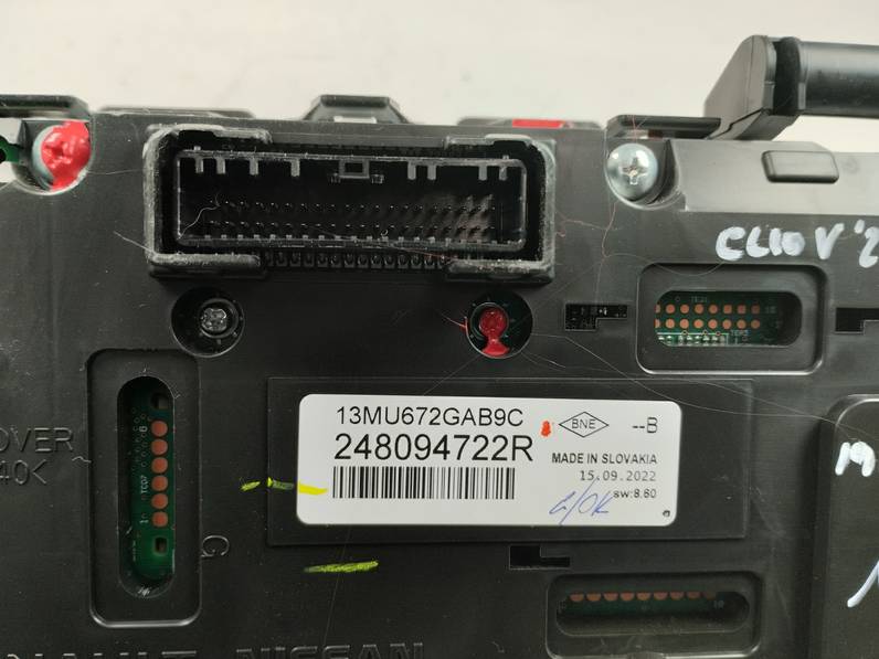 CUADRO INSTRUMENTOS RENAULT CLIO V 2023 1.0 TCE BIVALENT. GASOLINA / GPL (101 CV)