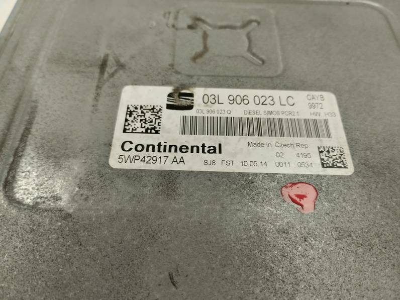 CENTRALITA MOTOR UCE SEAT IBIZA 2014 1.6 TDI (90 CV)