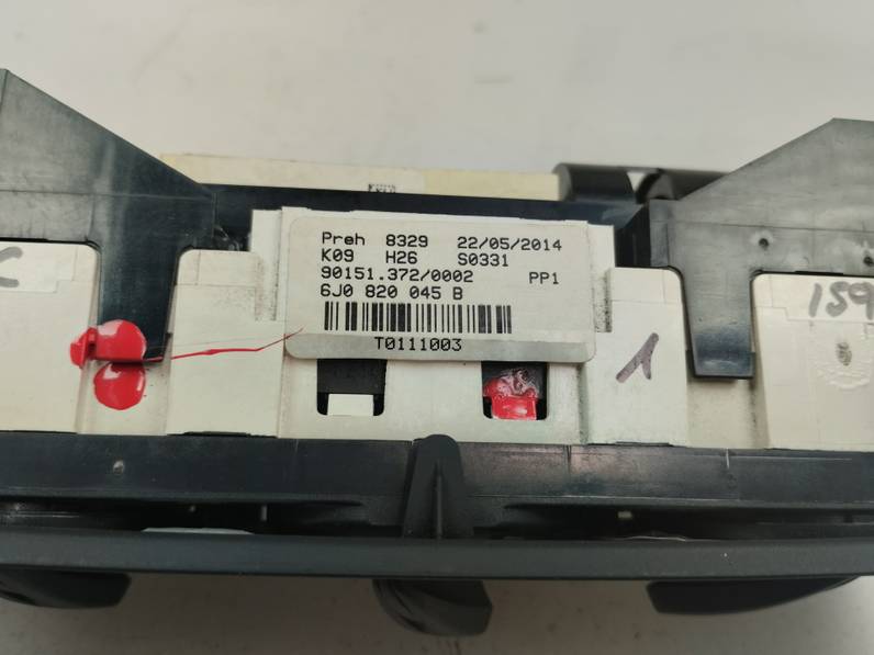 MANDO CALEFACCION AIRE ACONDICIONADO SEAT IBIZA 2014 1.6 TDI (90 CV)