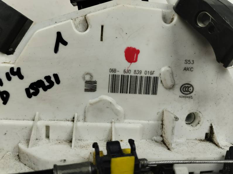 CERRADURA PUERTA TRASERA DERECHA SEAT IBIZA 2014 1.6 TDI (90 CV)